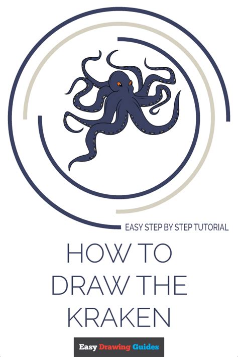 How To Draw The Kraken Really Easy Drawing Tutorial