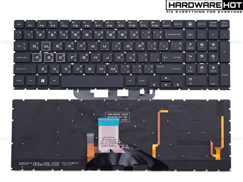 คีย์บอร์ดโน๊ตบุ๊ค Keyboard Hp Omen 15 Dc