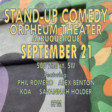 Stand-Up Comedy Night — Orpheum Community Hub
