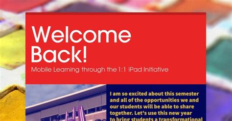 Welcome Back Smore Newsletters For Education