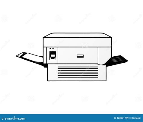 Copy Machine Line Icon Outline Vector Sign Linear Style Pictogram