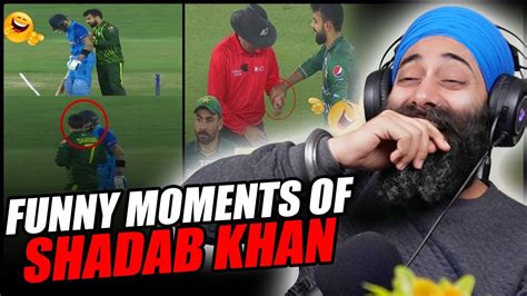 Indian Reaction On 25 Funny Moments Of Shadab Khan In Cricket