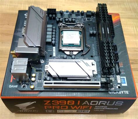 Материнская плата GIGABYTE Z390 I AORUS PRO WIFI (LGA1151v2, Mini-ITX ...