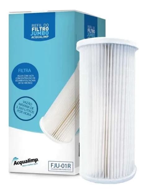 Refil Filtro De Entrada Jumbo Acqualimp Fju 01r Original Parcelamento