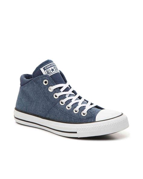 Converse Chuck Taylor All Star Madison Mid Top Sneaker In Blue Lyst