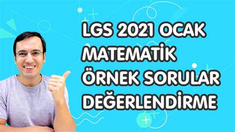 Meb Ocak Ayı 2021 Lgs Sayısal Bölüm Matematİk Örnek Soruları Canli