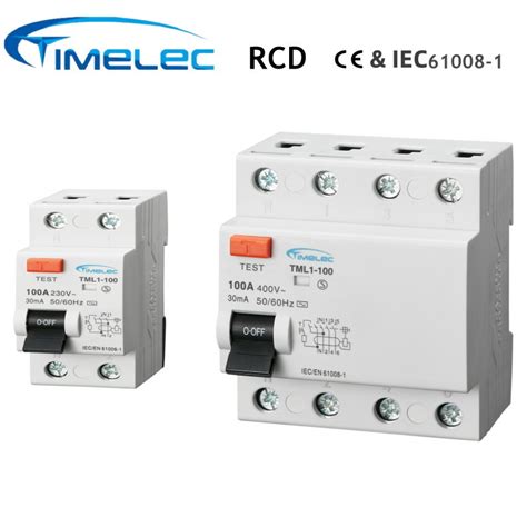 10ka 2p 4p 80a 100a TypeAC Residual Current Device Rccb Rcd Circuit