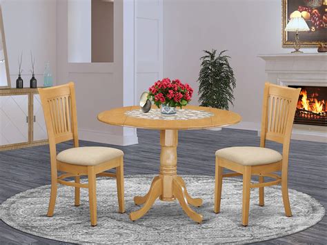 Buy East West Furniture Dublin Piece Set Contains A Round Dining Room