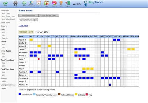 Annual Leave Planner Template | planner template free