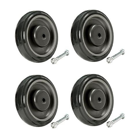 Dupdmkin Shopping Cart Wheels Silent Shopping Cart Wheels Replacement