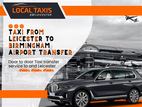 Taxi from Leicester to Birmingham Airport from £86.00