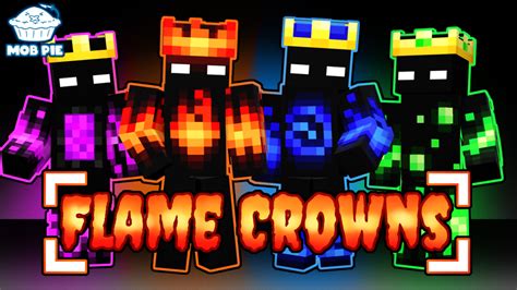 Flame Crowns By Mob Pie Minecraft Skin Pack Minecraft Bedrock