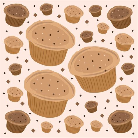 Premium Vector Muffin Vector Illustration