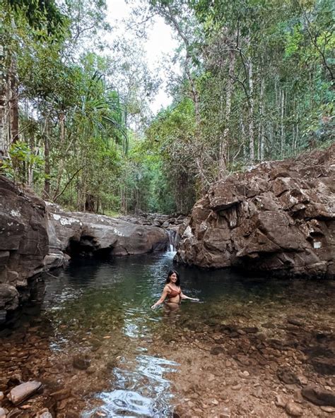 Pics Samantha Slips Into Brown Bikini Enjoys Nature