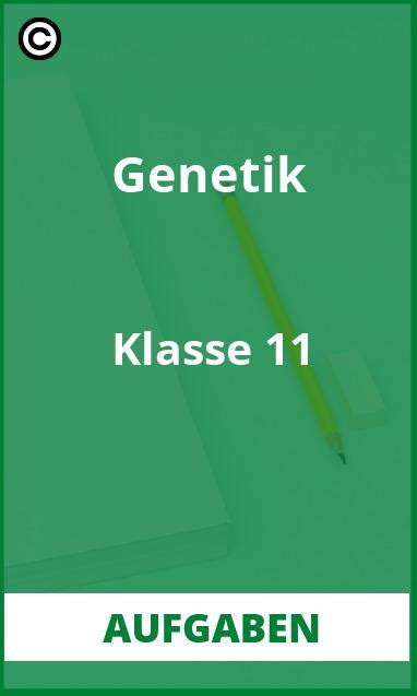 Genetik Aufgaben Mit Lösungen Klasse 10 PDF