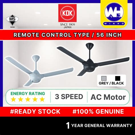 READY STOCKKDK K14XF BK K14XF GY REMOTE CONTROL TYPE 56 140CM 3