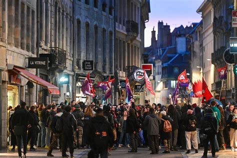 Doubs Réforme des retraites un policier blessé lors de la