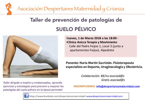 Taller de suelo pélvico Asociación Despertares Maternidad