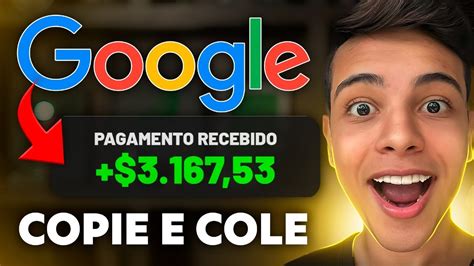 COPIE E COLE PARA FAZER 100 POR DIA O GOOGLE De Graça e pelo