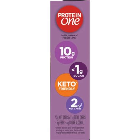 Protein One 90 Calorie Peanut Butter Chocolate Fudge Keto Friendly Protein Bars 5 Ct 0 96 Oz