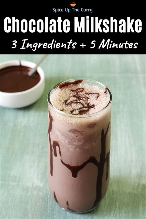 Chocolate Milkshake Recipe No Ice Cream Healthy Chocolate Milkshake