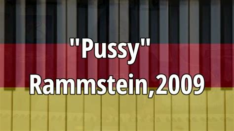 Song 01 Pussy Rammstein 2009 YouTube