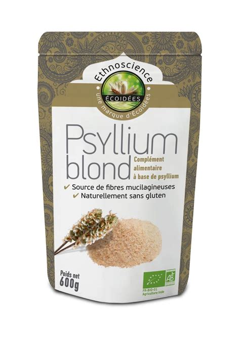 Psyllium blond bio en poudre Complément alimentaire diététique riche