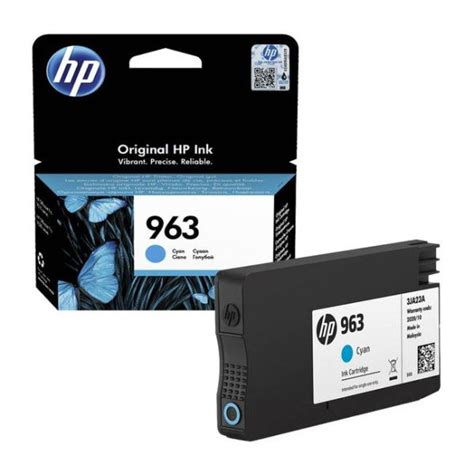 HP 963 Cyan Original Ink Cartridge Blueshield Computers Online