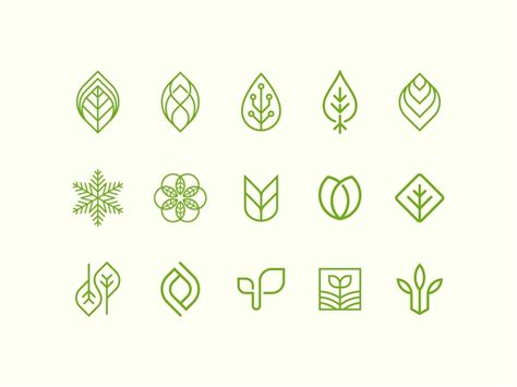 Premium Vector Green Leaf Vector Bundle