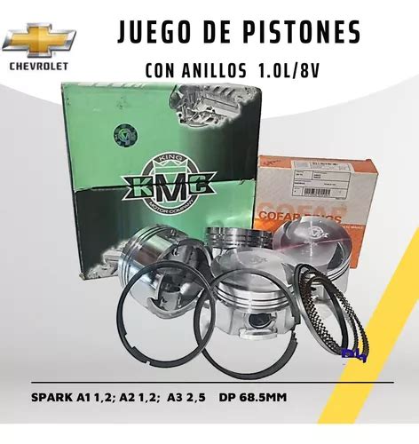 Juego De Pistones Y Anillos Chevrolet Spark Std Mercadolibre