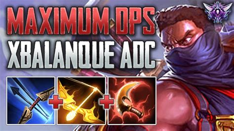 Maximum Dps Build Xbalanque Adc Gameplay Smite Masters Ranked