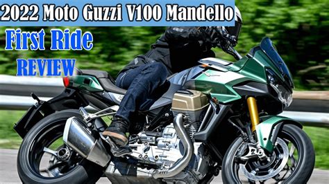 2022 Moto Guzzi V100 Mandello First Ride A Brand New Engine Model