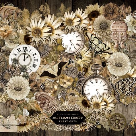 Junk Journal Steampunk Fussy Cut Printable Collage Sheets Etsy