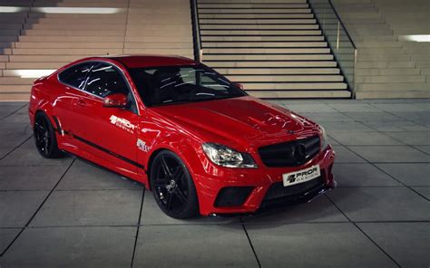 Mercedes C Klasse C63 Amg W204 Breitbau Tuning Black Edition Widebody Aerodynamik Kit Mandd