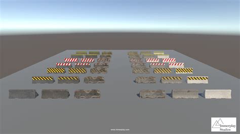 Concrete Barrier Mix Pack (Pin Type)