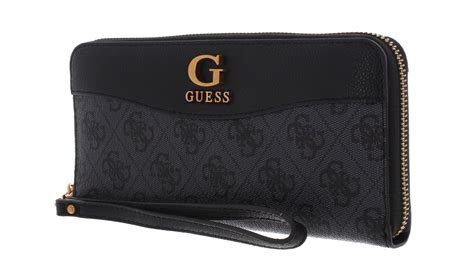 GUESS Nell Logo SLG Zip Around Wallet L Coal Logo Buy Bags Purses