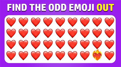 Find The ODD Number And Letter Find The ODD One Out Emoji Quiz