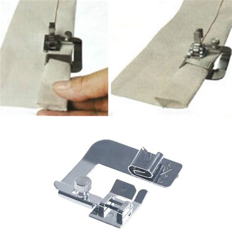 Domestic Sewing Machine Foot Presser Rolled Hem Feet Set For Brother