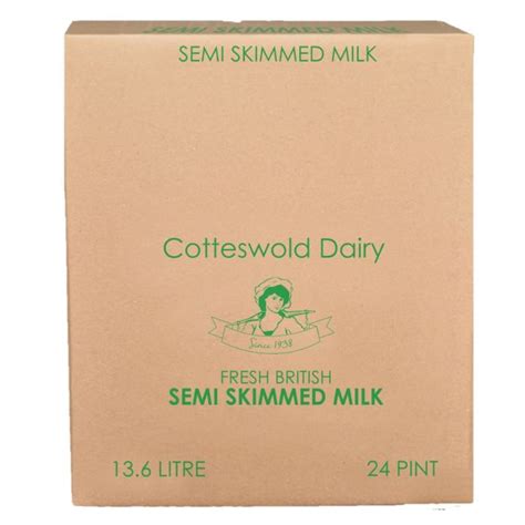 Cotteswold Semi Skimmed Milk Pergal 24 Pint 136ltr