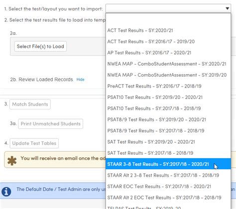 Test Specific Information Staarstaar Alternate Grades 3 8 Aeries