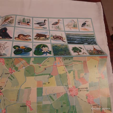 Hortobágy national park map cartographic company 1986 - Home, household ...