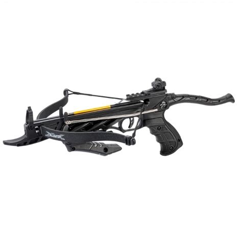 Man Kung Recurve Crossbow Pistol Alligator Tcs1 80 Lbs Black Mk Tcs1b