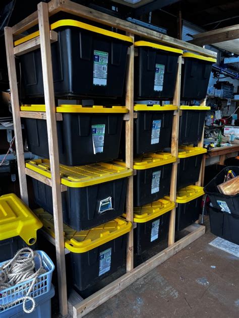 Organizing The Clutter Garage Storage Bins Diy Garage Storage Cabinets Diy Garage