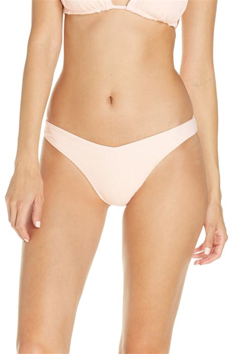 Buy Frankies Bikinis Enzo Bikini Bottoms Peach At Off Editorialist