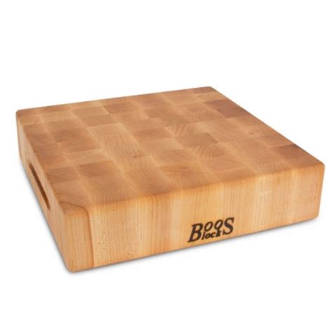 John Boos Small Maple Wood End Grain Cutting Board For Kitchen X