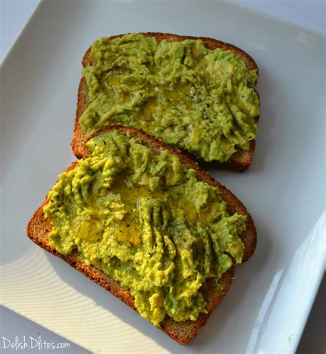 Avocado Toast - Delish D'Lites