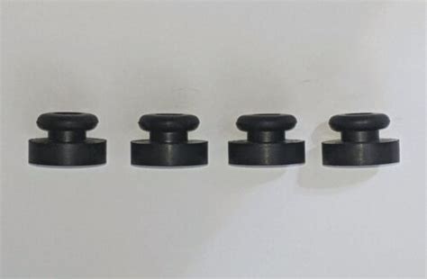 4 Craftsman Bench Grinder Base Bushings 5537401 Black Rubber Foot Feet