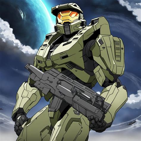 Master Chief Anime 2 By Gameslayer12673 On Deviantart