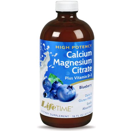 LIFE TIME KALCIJ I MAGNEZIJ 500 Ml BOROVNICA Dobre Ljekarne Webshop