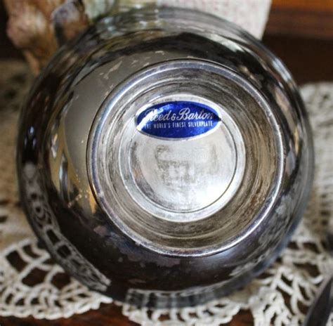 Reed And Barton Silver Bowl With Red Enamel Interior Etsy